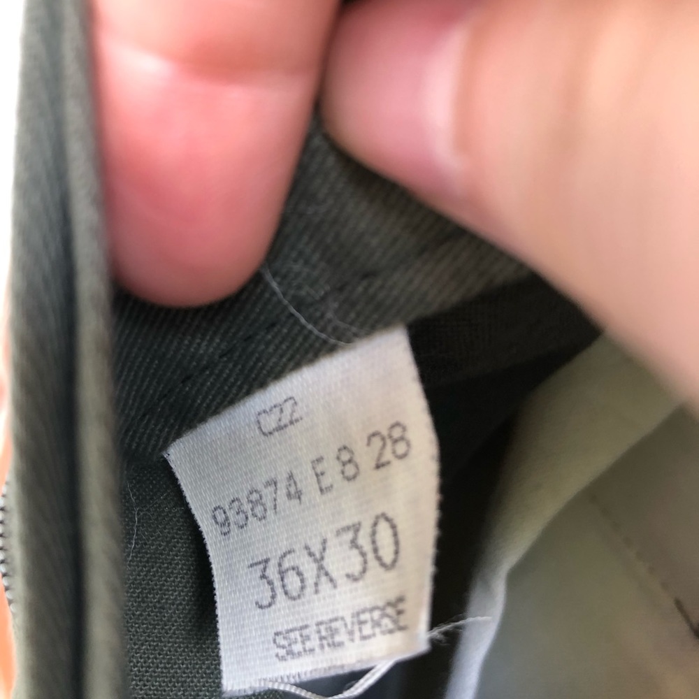 Men’s Pants 36x30 Olive Green - Hagger Casuals —#067 - Picture 7 of 13